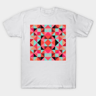 Vibrant Triangle Pattern T-Shirt
